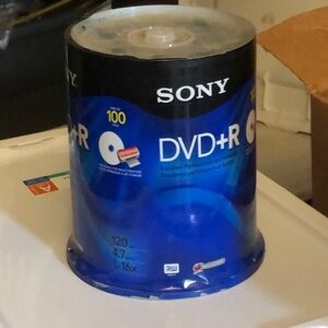 Sony Blue DVD+R 100-Disc Spindle